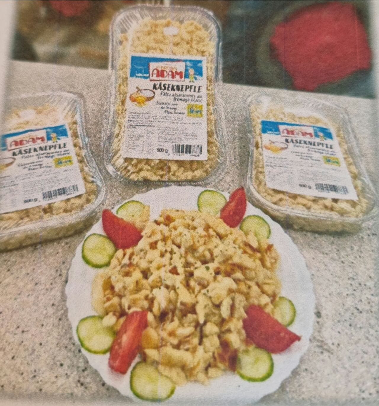 Käseknepfle au fromage blanc Ferme Adam-500gr- 3,50€ au kilo 7,00€