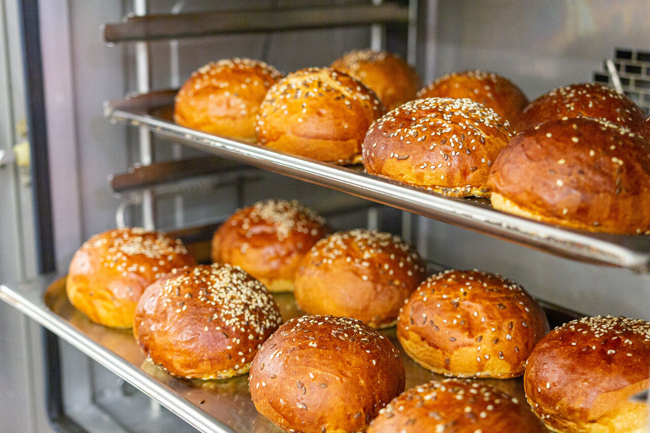 Naše housky na burger