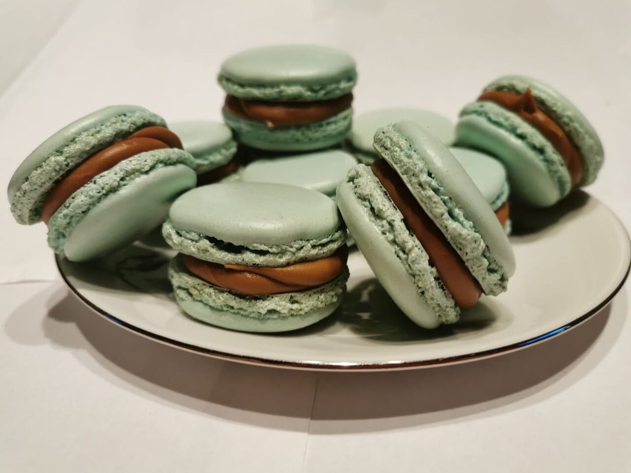 Macaron chocolat/caramel