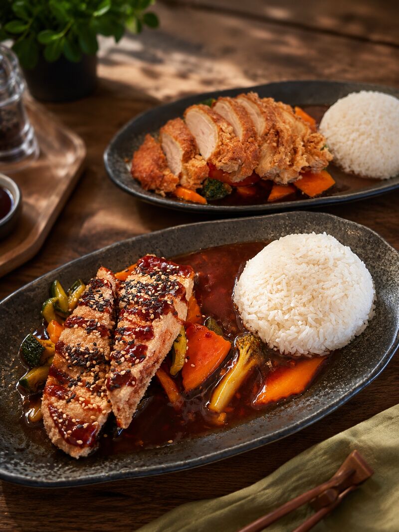 Lachs in Teriyaki Soße (Nr.90)