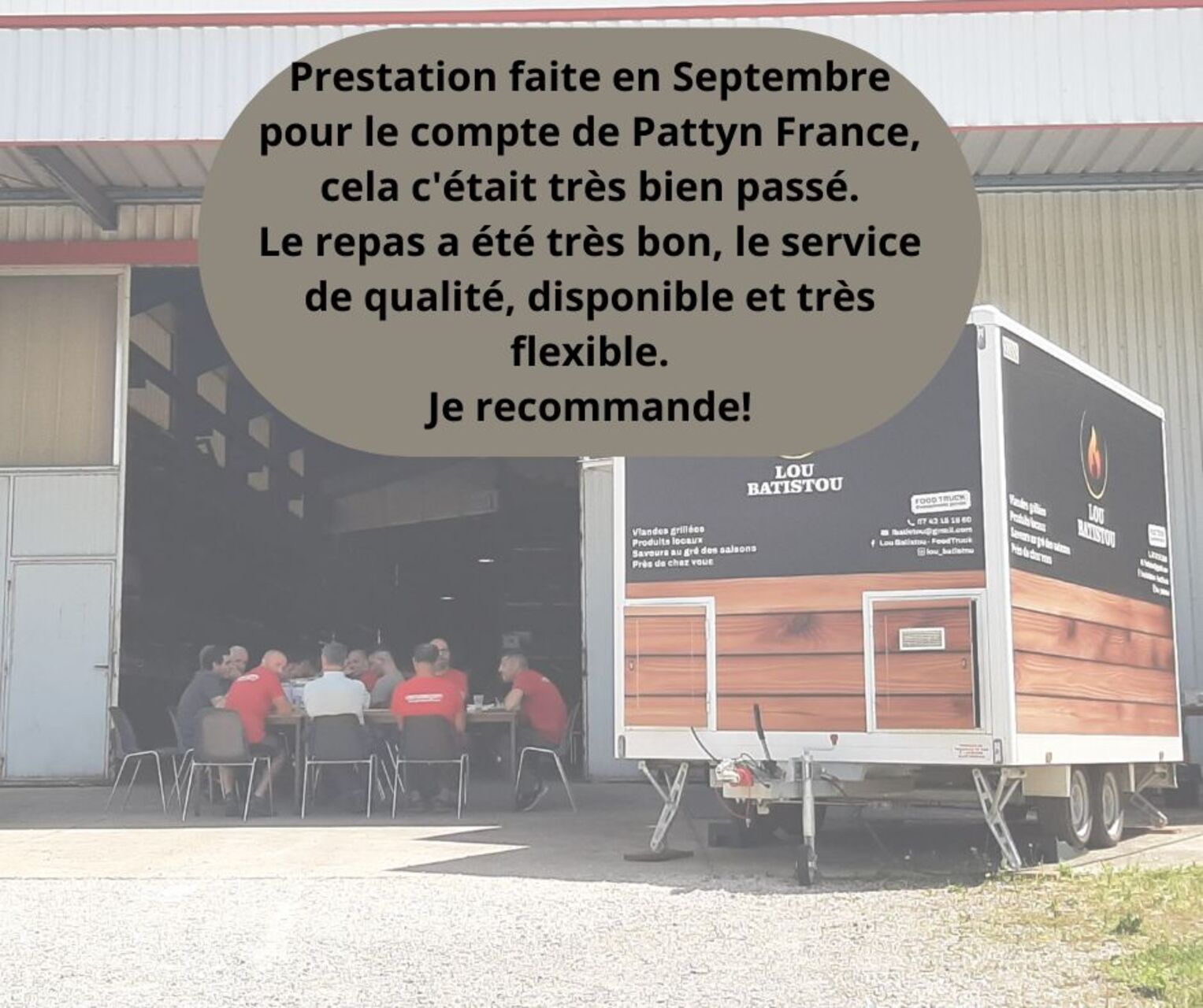 Repas d'entreprise/Séminaires