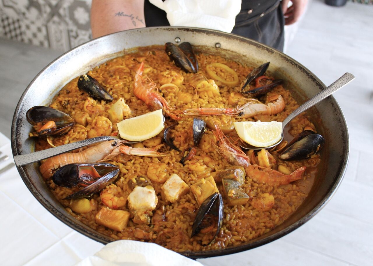 Paella de marisco 