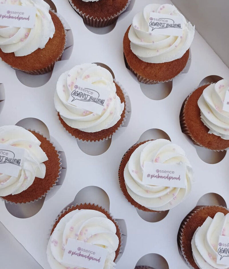 Branded cupcakes! @essence_cosmetics