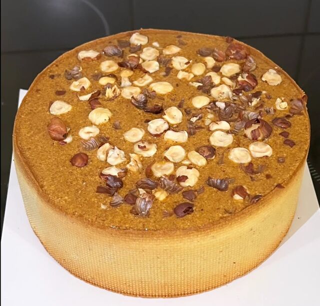 Flan maison aux noisettes