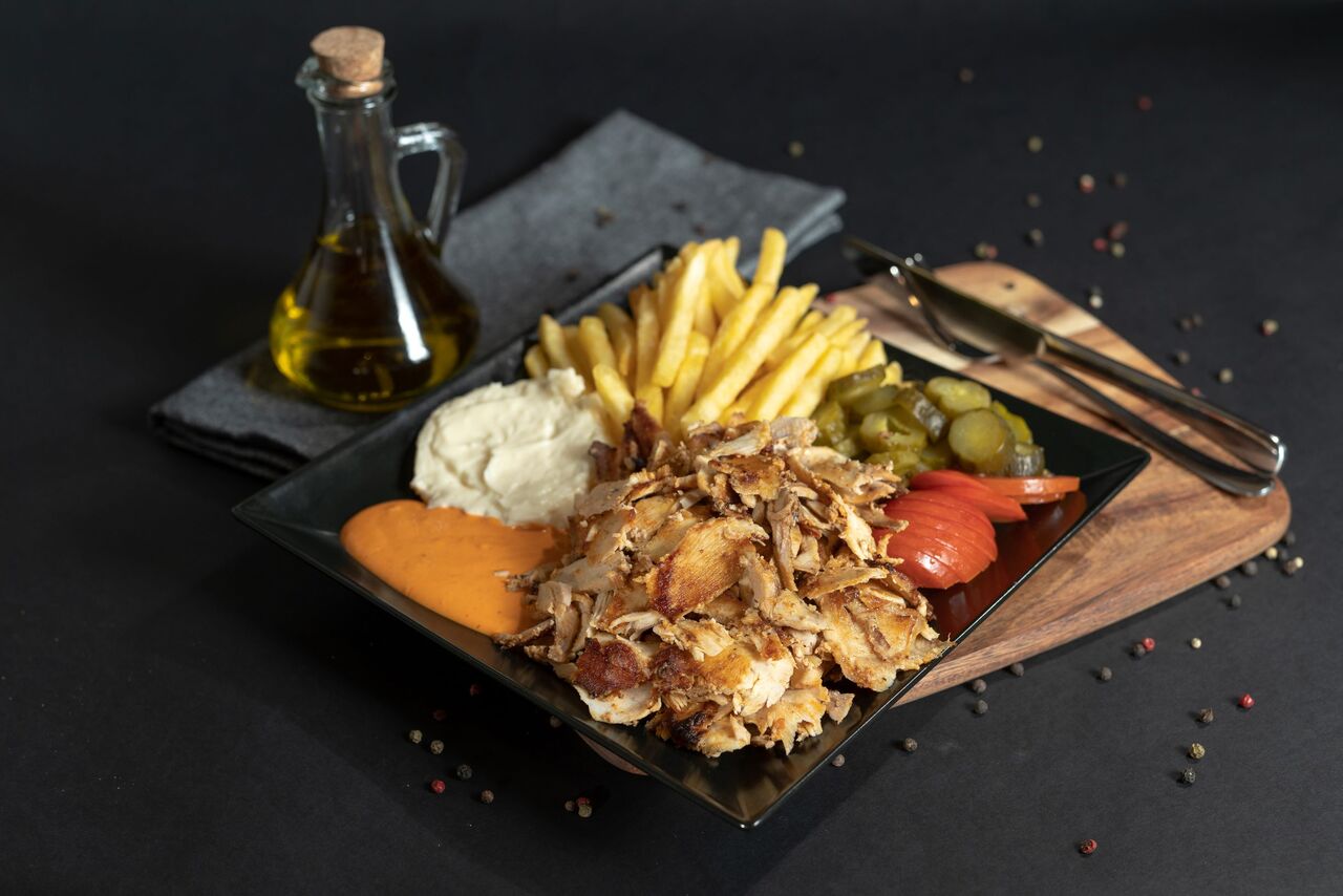  Shaorma pui farfurie