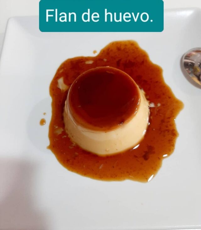 Flan de huevo 