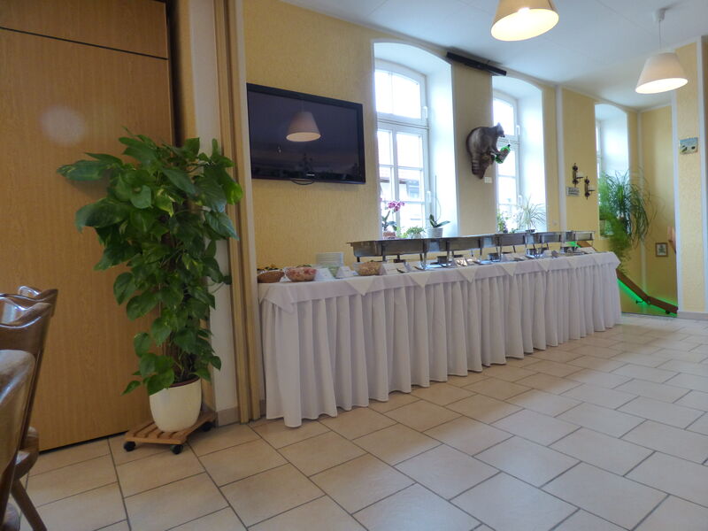 Buffet für Feierlichkeiten in der Gaststätte