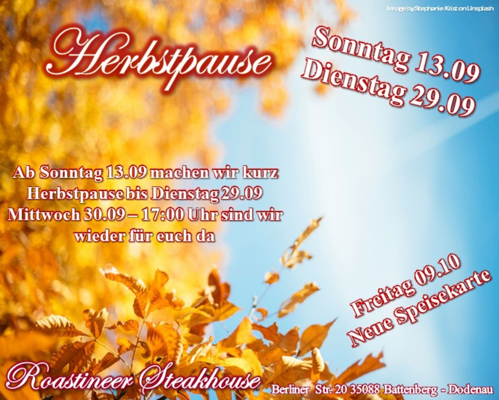 Herbstpause
