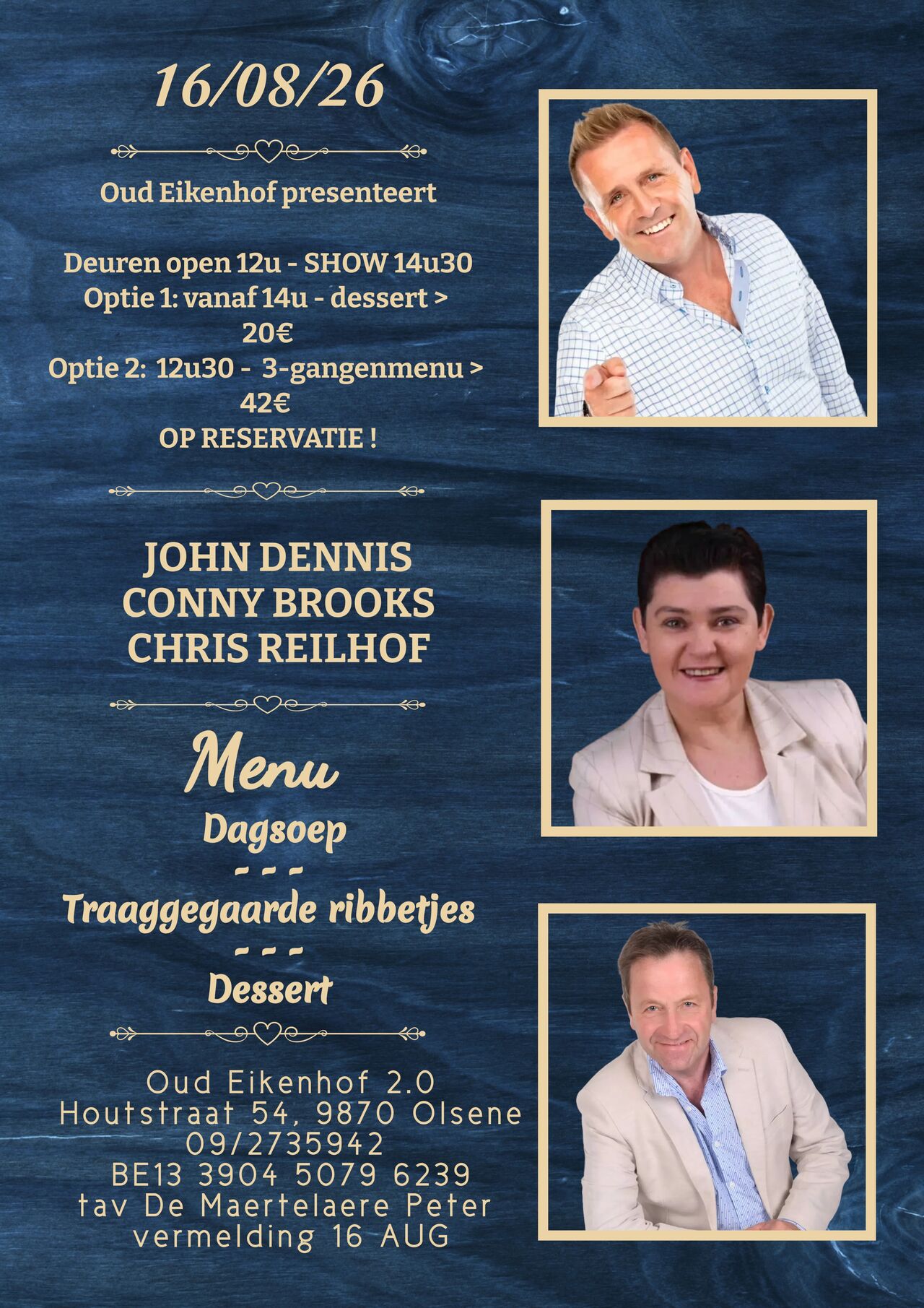 16 augustus 2026