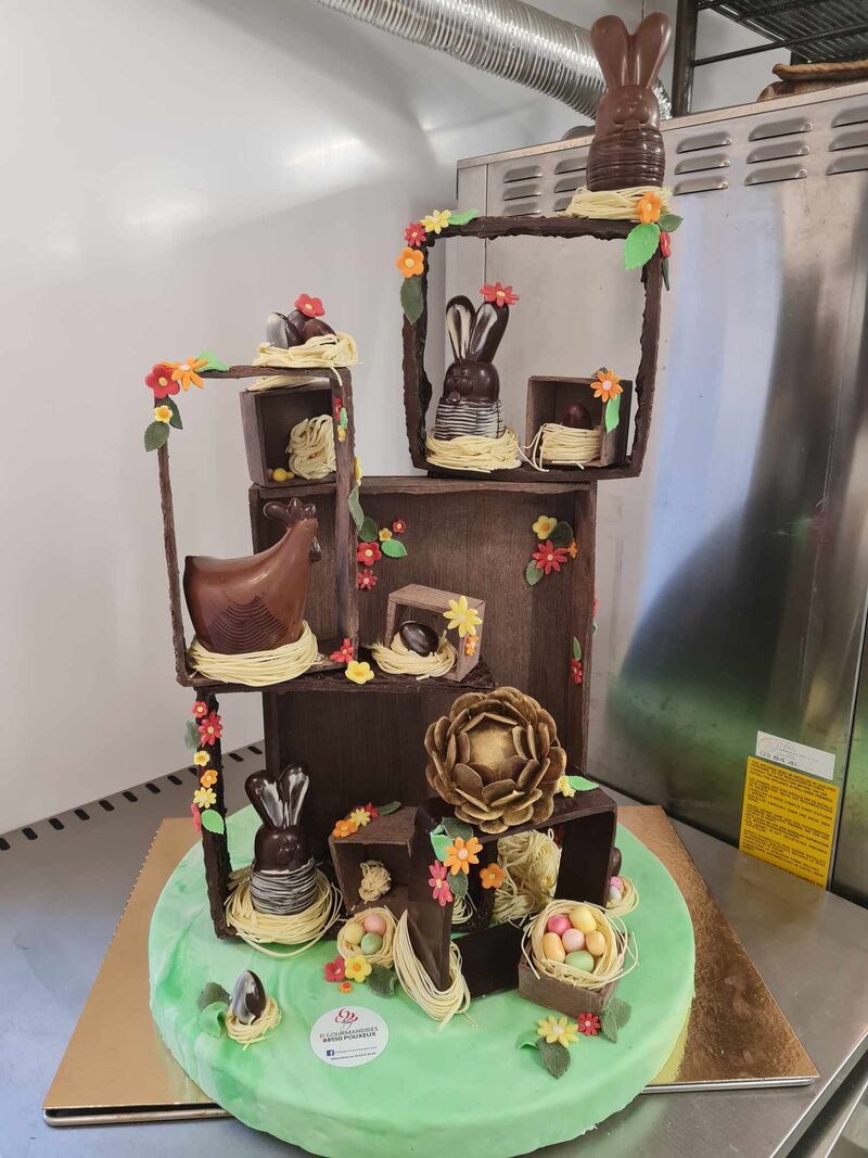 Pour pâques, le poulailler