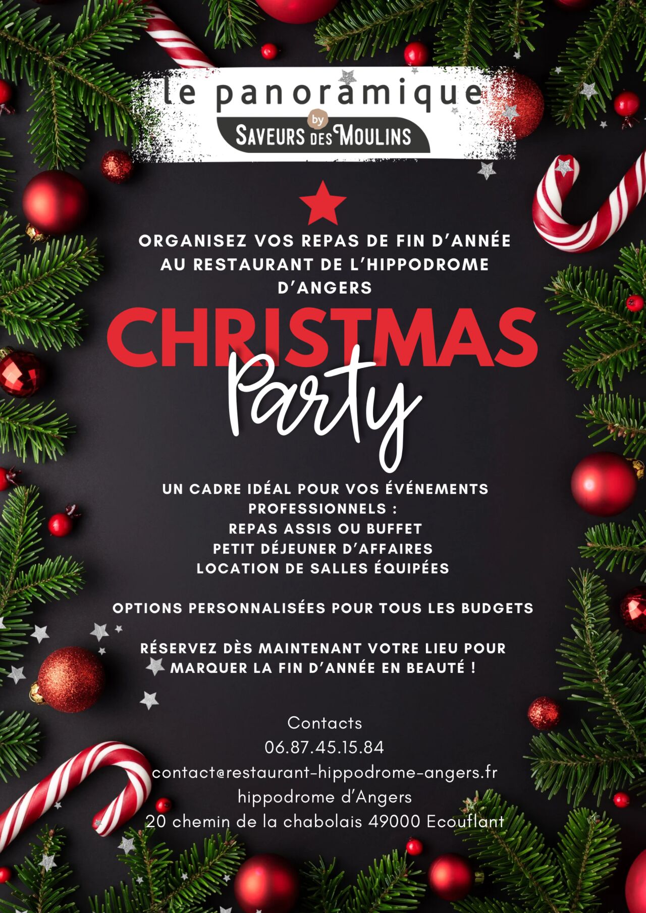 Organisez vos repas de fin d’année