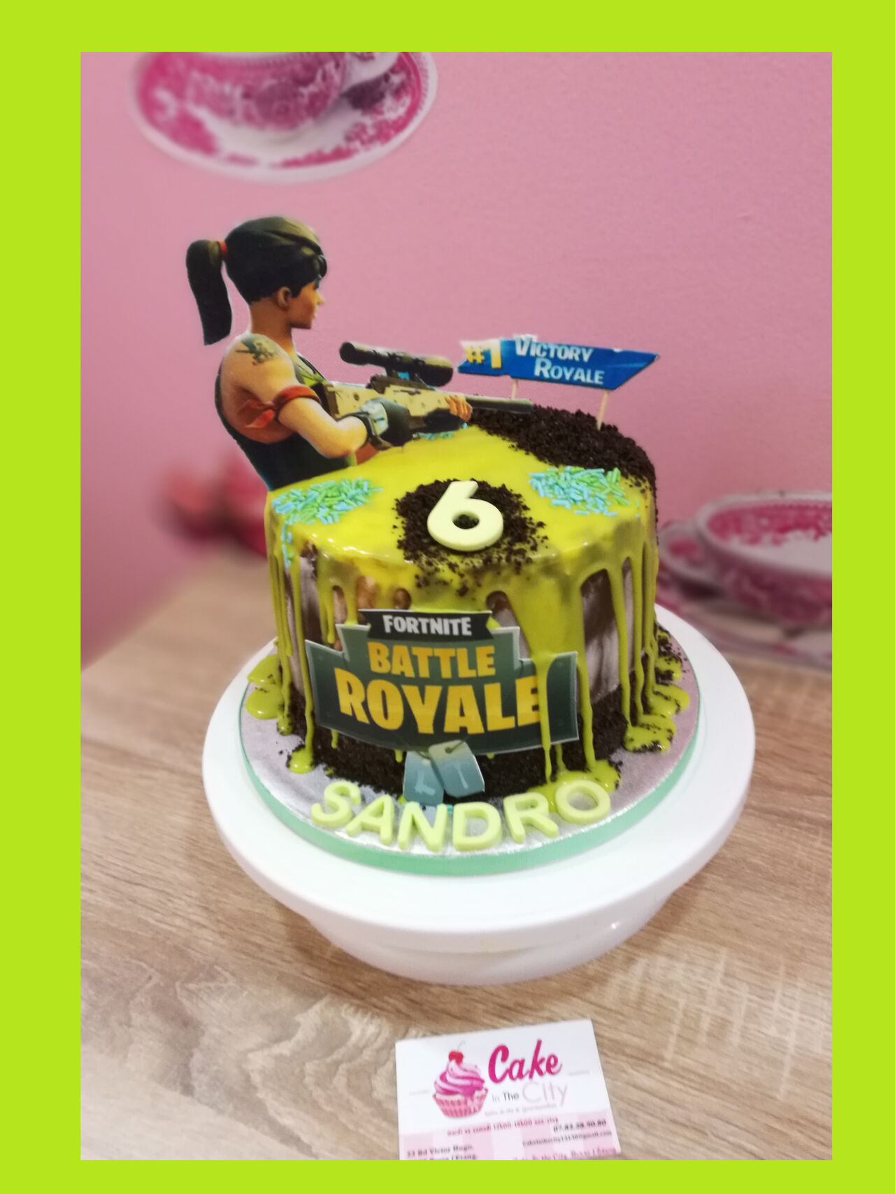 Gâteau thème Fornite