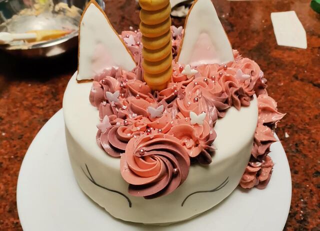Licorne ganache chocolat,