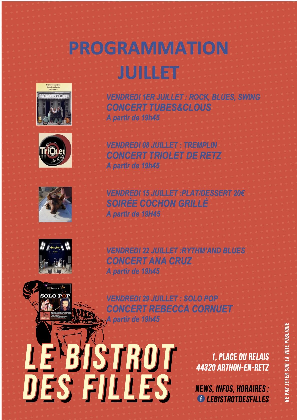 Programmation Juillet 2022