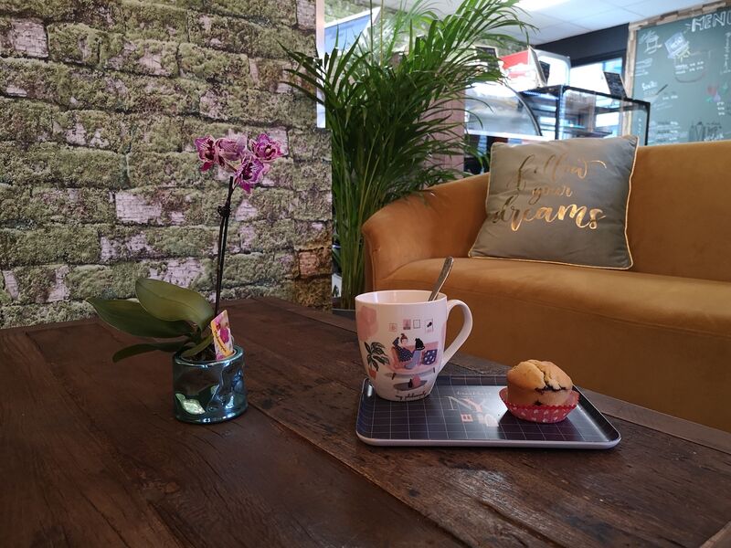 Le coin salon pour un maximum de détente...et de gourmandise !