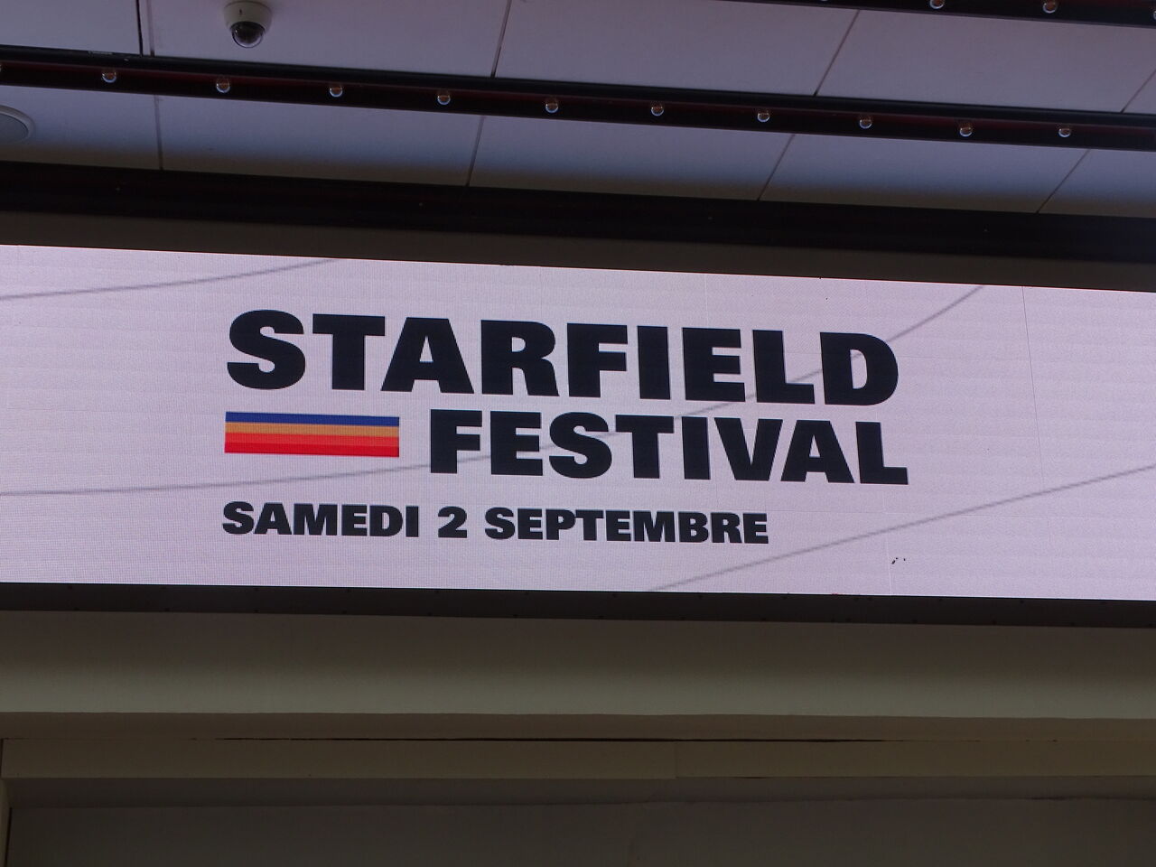 Invitation au Grand Rex du 2 septembre 2023 pour l'event Starfield !