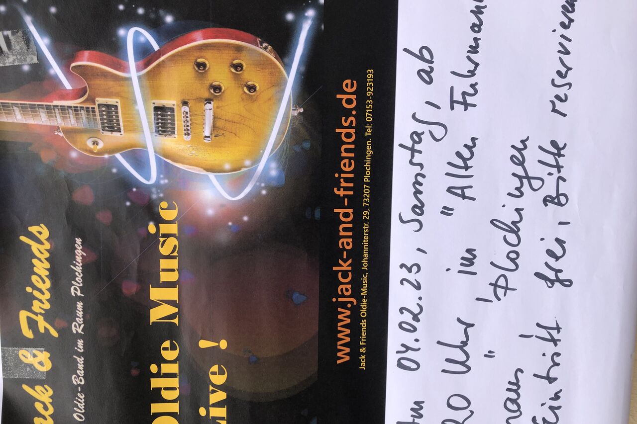 Konzert "Jack & Friends" am 04.02.2023, Samstag