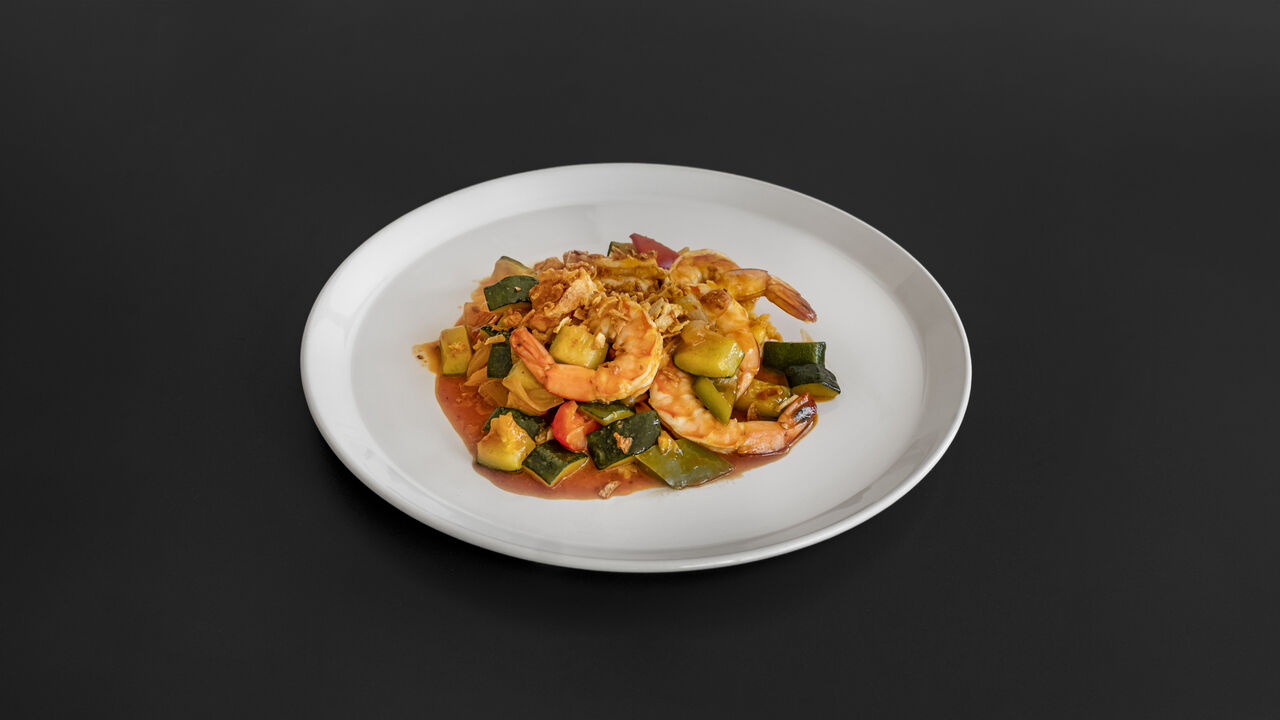 Crevettes Sauce Saté