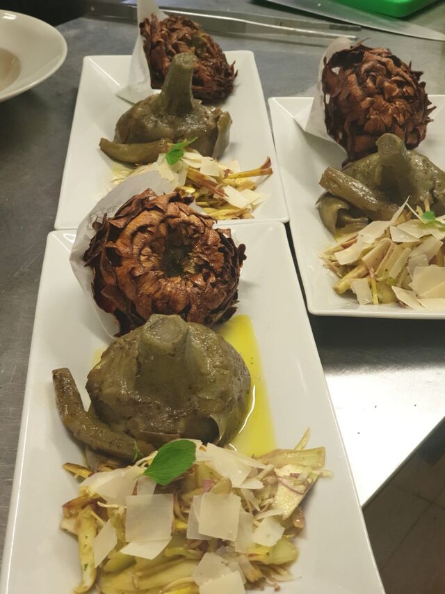 Tris di carciofi