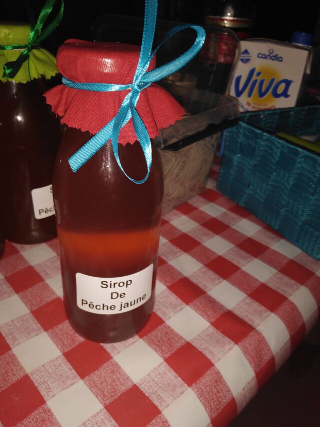 Sirop de Pêche jaune 4.50€