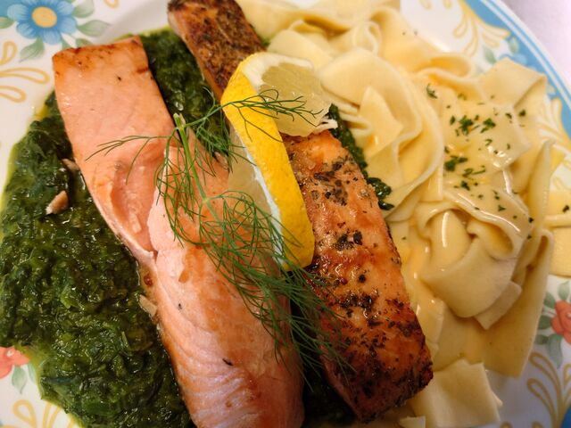 Der Lachs verlangt nach mehr...