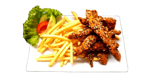 Sokmagvas rántott csirkemell falatok fokhagymás tejfölös mártogatóssal 