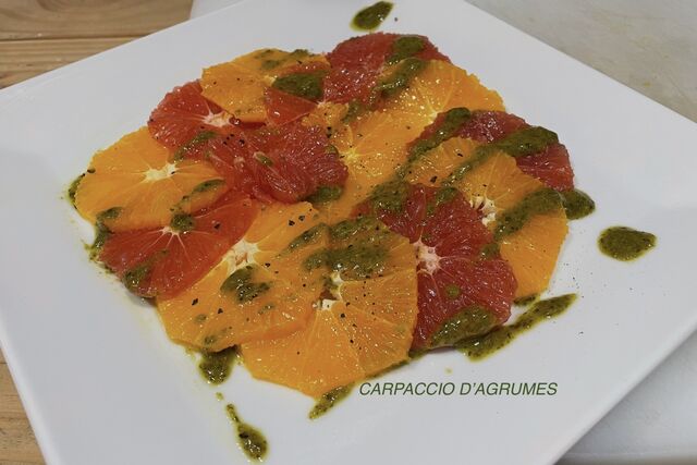 Carpaccio d’agrumes