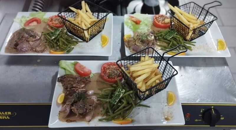 Aiguillettes de canard sauce poivre