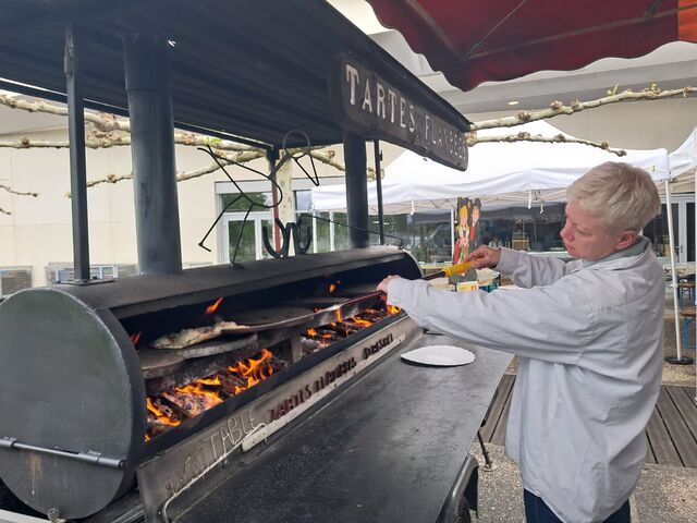 Sous chef en action