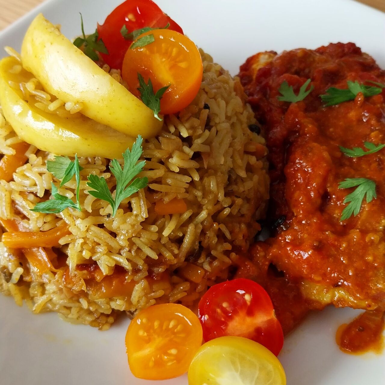 Plov plat traditionnel de l'Asie Centrale