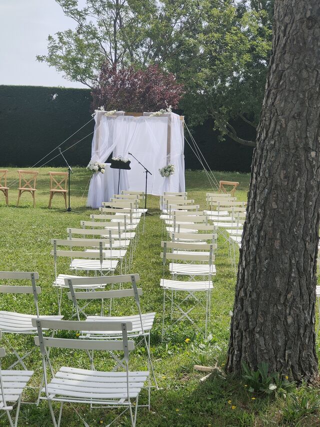 Cérémonie de mariage en extérieur