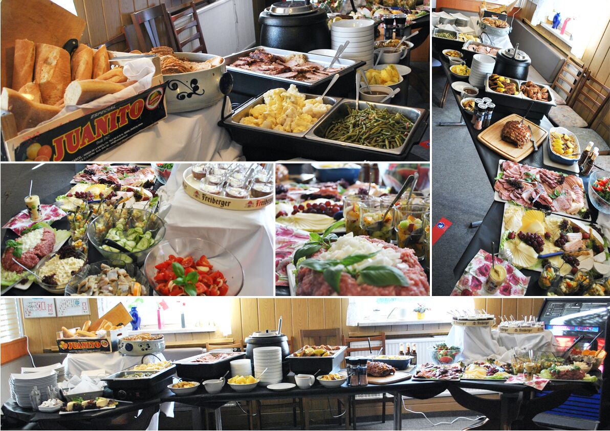 Impressionen eines Hochzeitsbuffets vom 29.06.2019