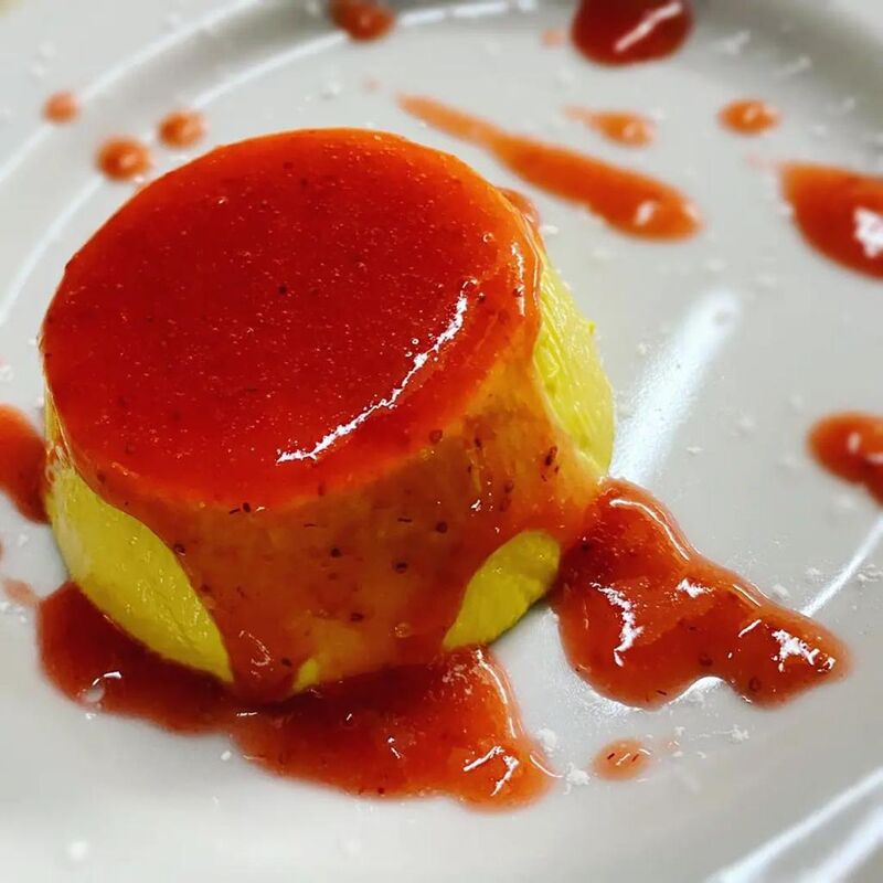 Pannacotta allo zafferano