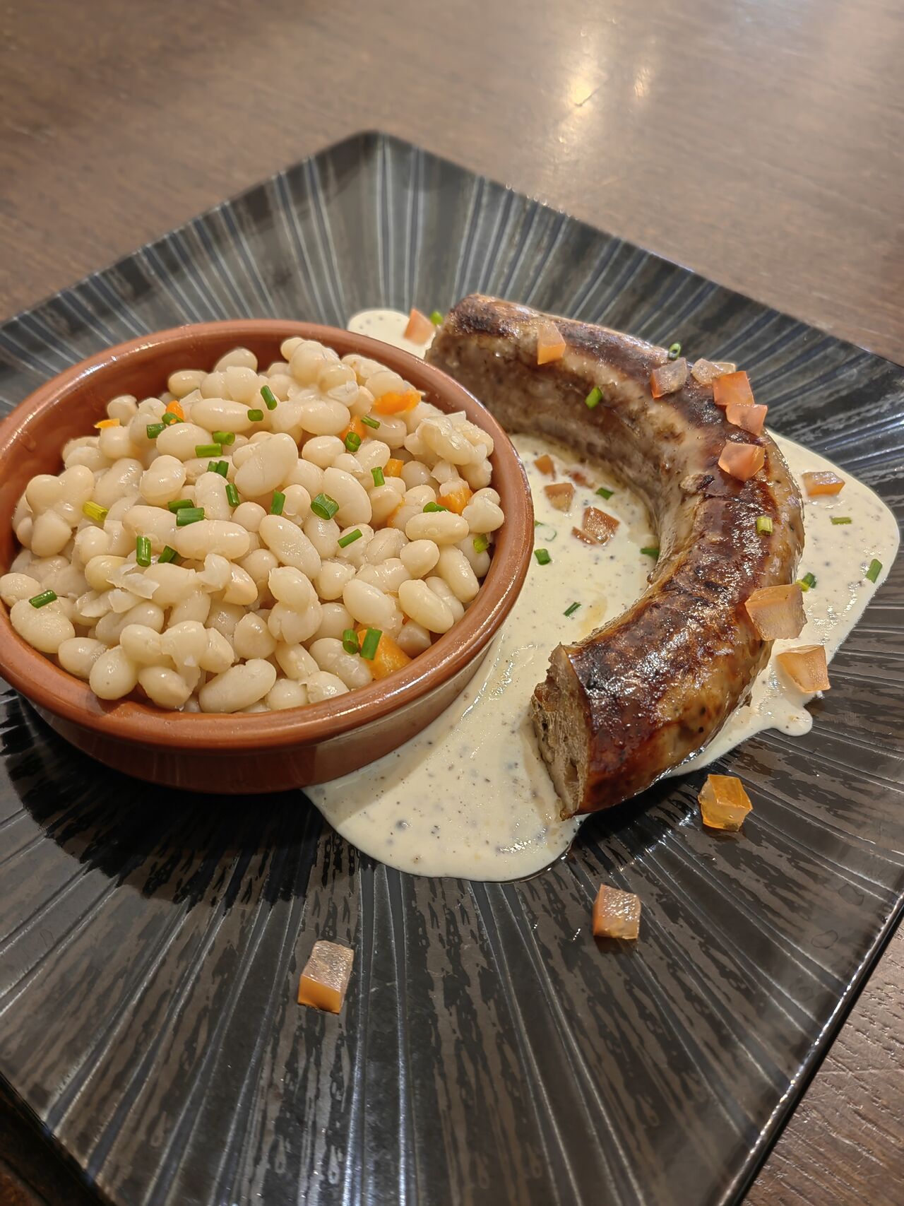 Saucisse de Toulouse haricot coco