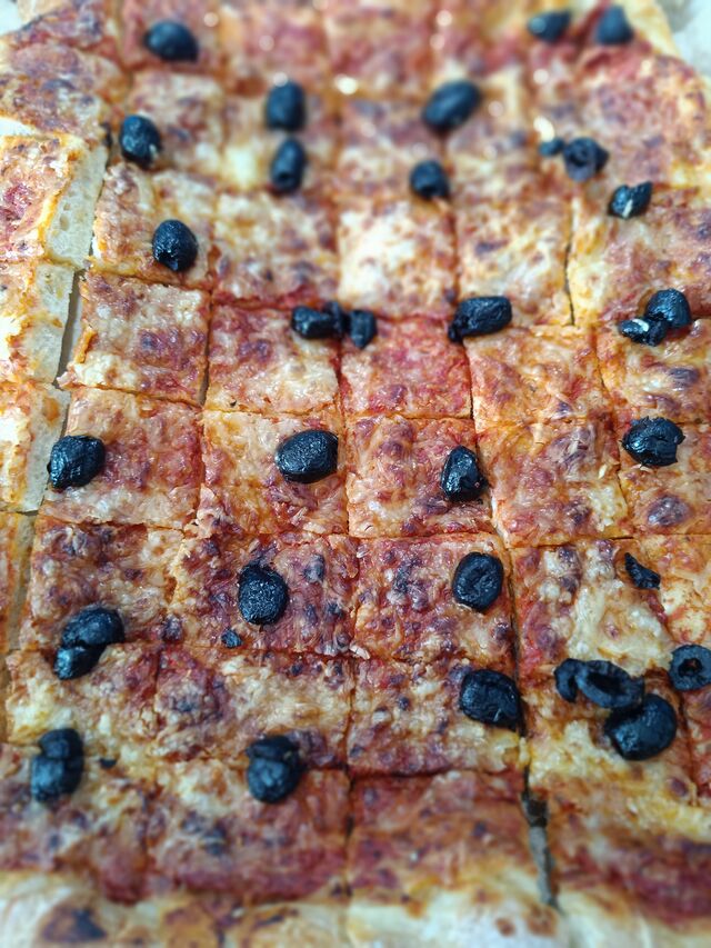 Plaque de pizza maison