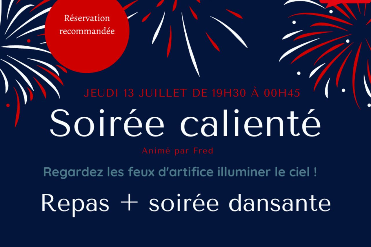 Soirée Calienté du 13/07/2023