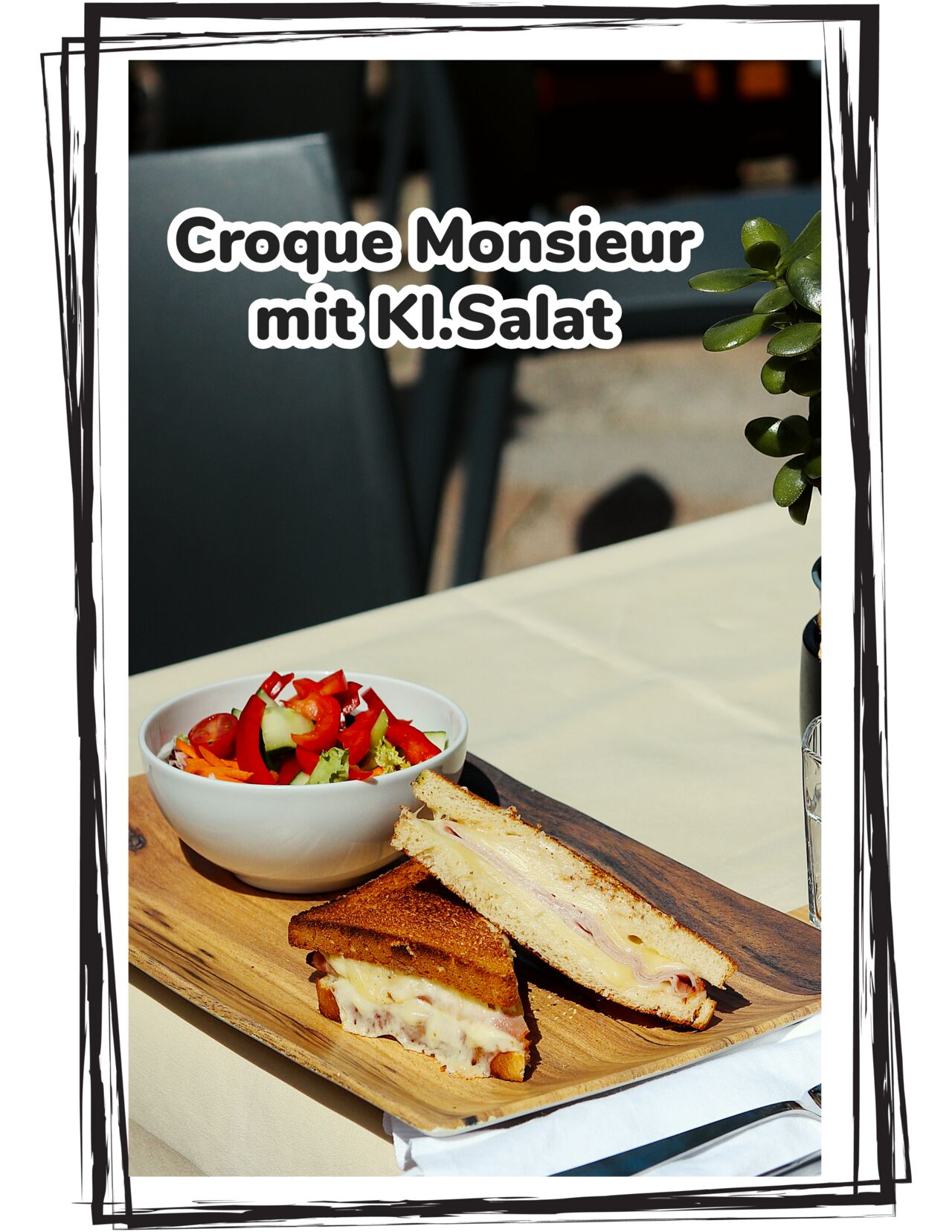 Croque Monsieur und Kl.Salat