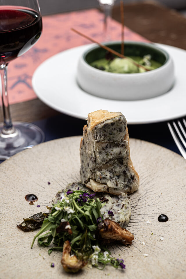 Pannacotta de céleri et pomme