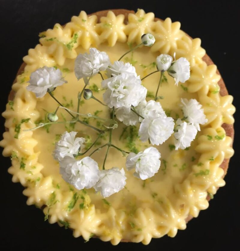 La Simple : Pâte sablée vanille crémeux citrons jaunes et verts, zestes des agrumes