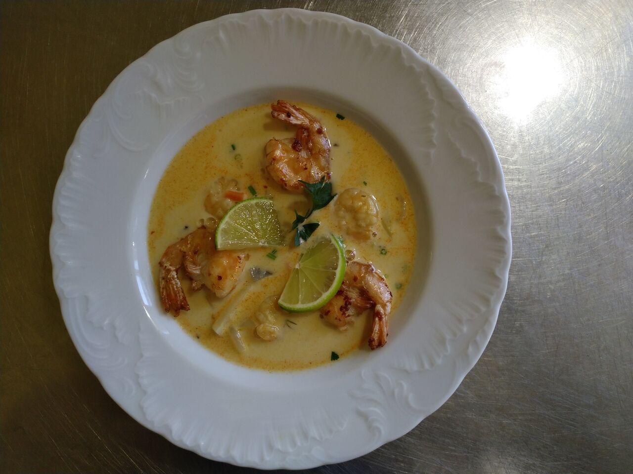 Zupa Tajska z krewetkami