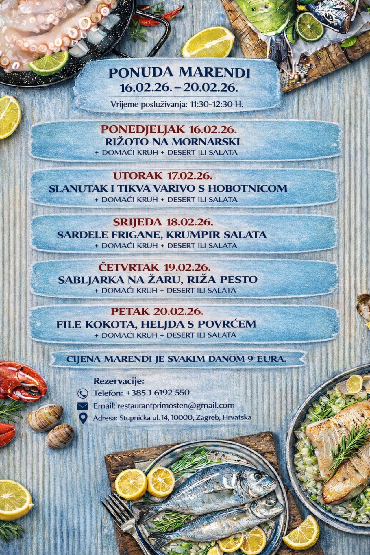 Ponuda marendi 16.02. - 20.02.