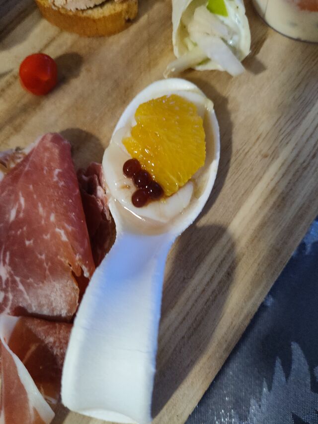 Tartare de st jacques aux agrumes 