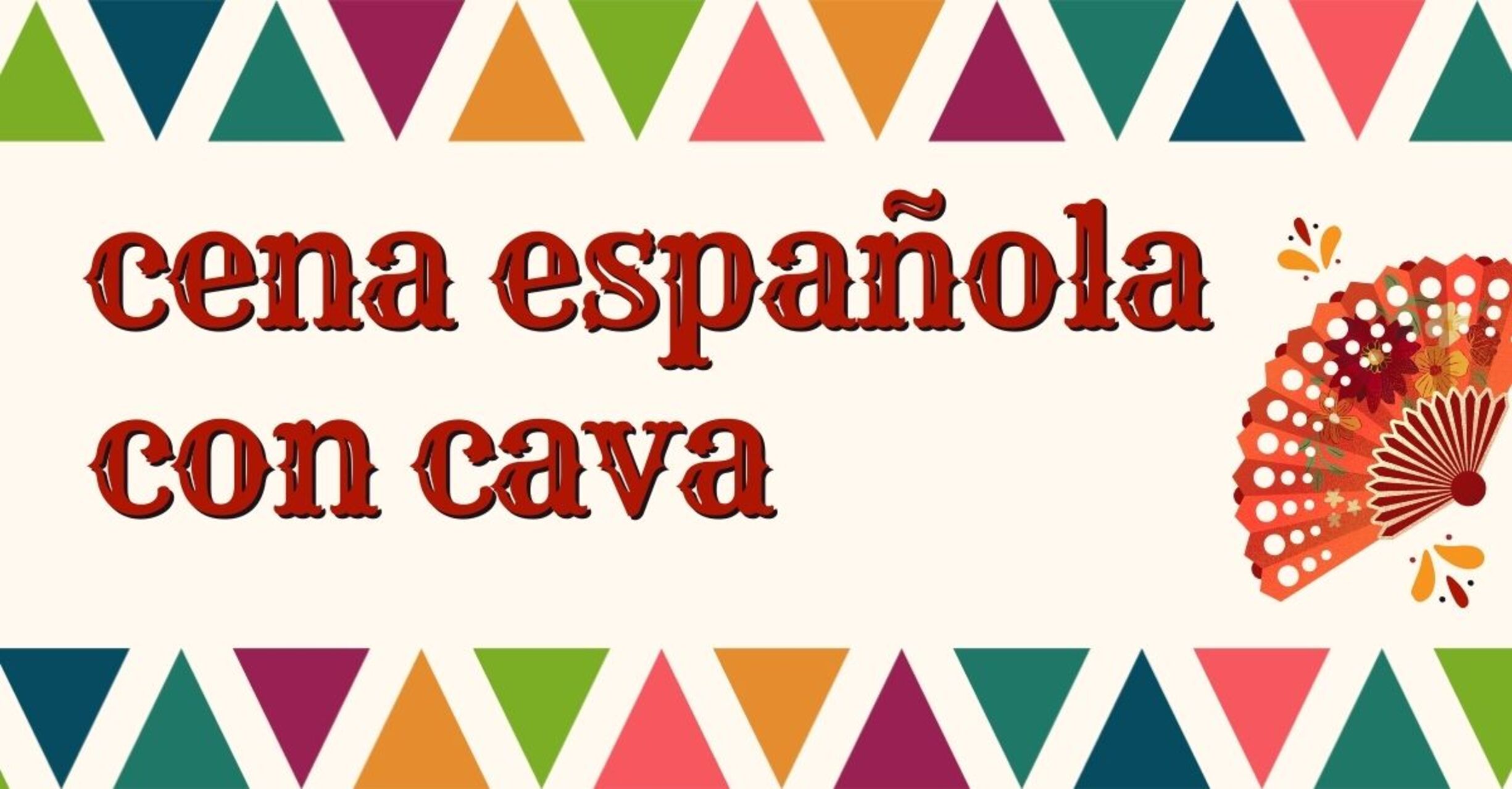 cena española con cava