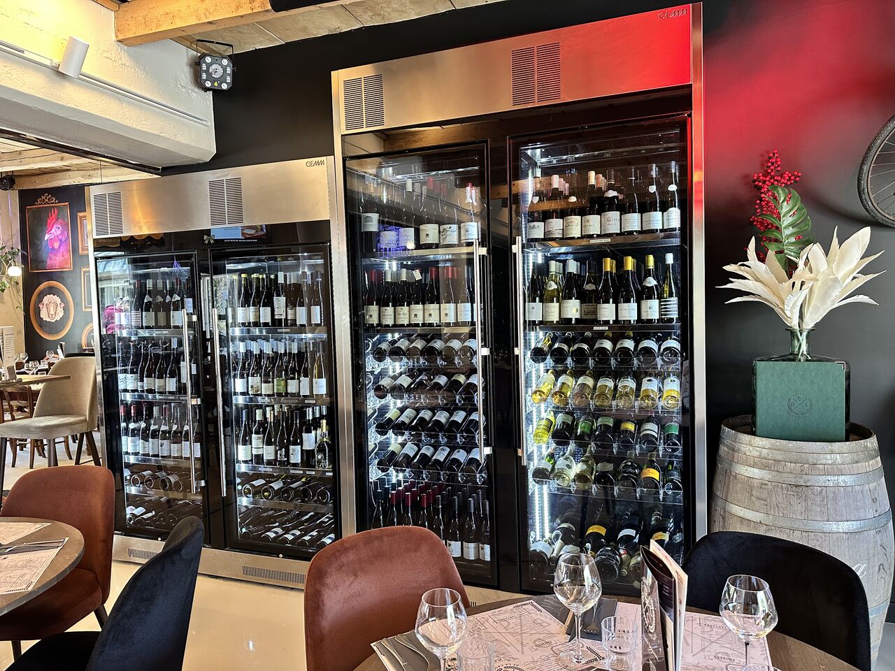 Notre belle cave à vins