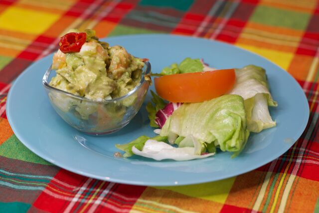 Tartare Avocat Crevettes Passion