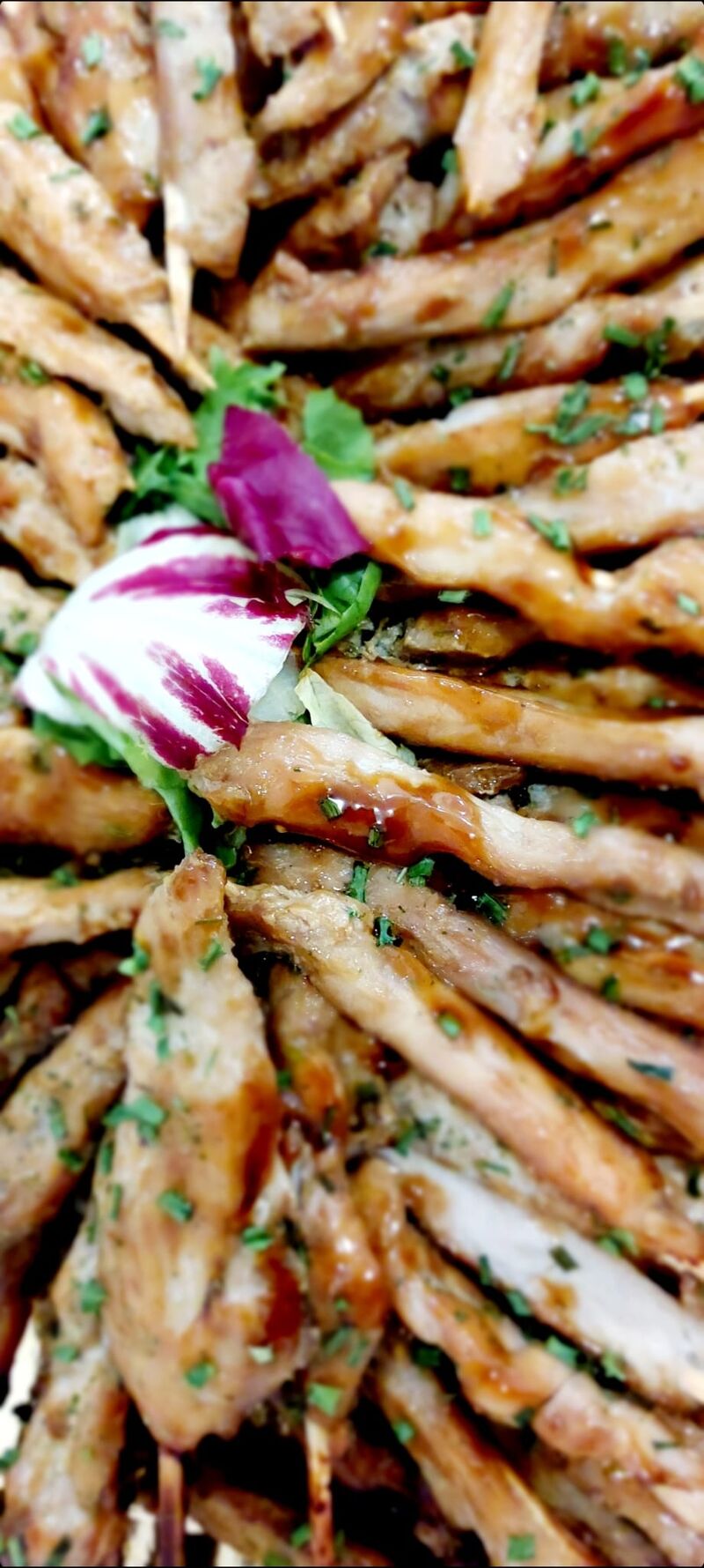 Brochettes de poulet marinées aux épices asiatiques