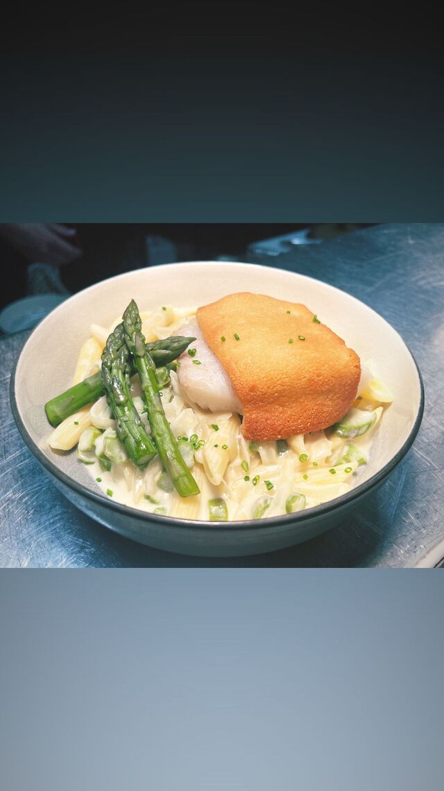 Cabillaud en croute d'amandes et Parmesan