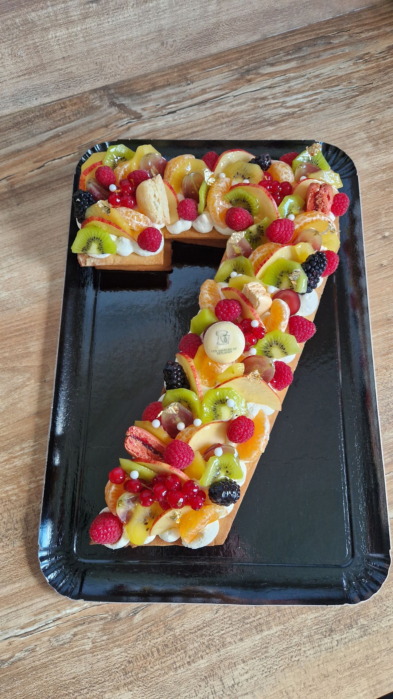 Fruit saison ganache vanille 