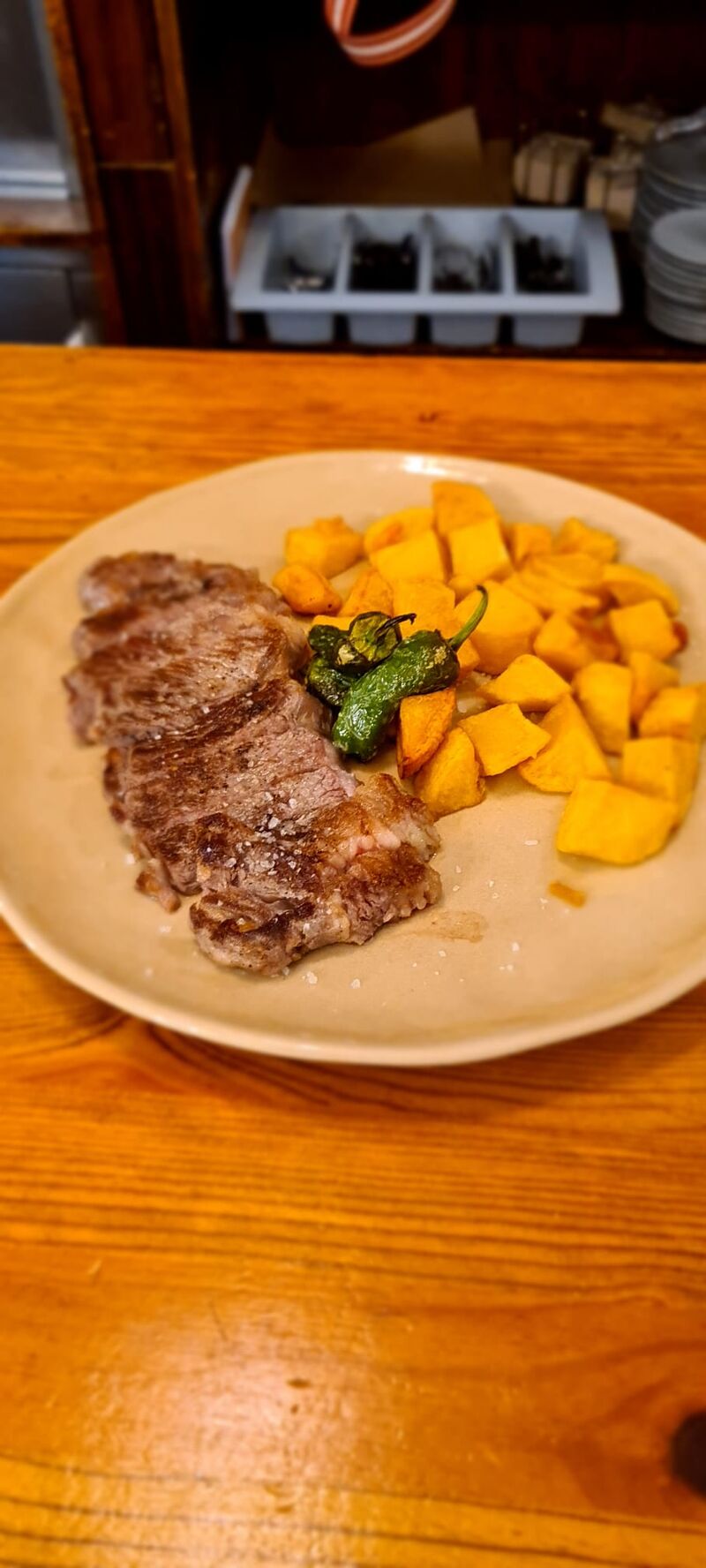 Entrecotte trinchado