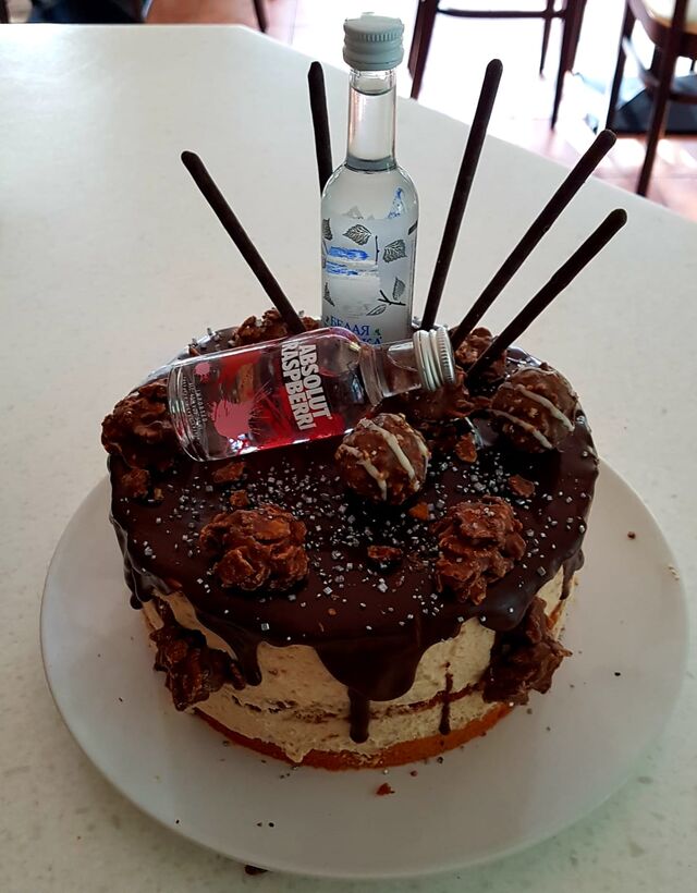 Wodka Deko Torte